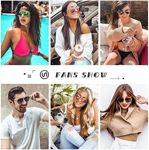 Women's Lightweight Oversized Aviator Sunglasses - Mirrored Polarized Lens