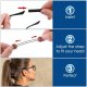 2PCS Adjustable Glasses Strap, No Tail Eyeglass Holder Sports Eyewear Retainer Sunglasses String Holder 35cm/14in