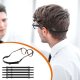 5 Pack Adjustable glasses retaining strap,No-Tail Adjustable Eyewear Retainer Straps, Fits Men's, Women's and Kids' Glasses and Sunglasses, Black, Length 8.2-13.0 inches