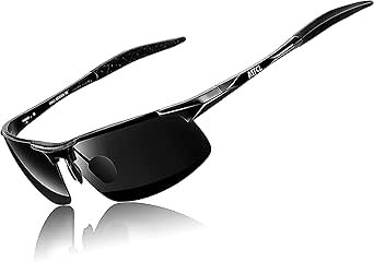ATTCL Men's Fashion Driving Polarized Sunglasses for Men - Al-Mg metal Ultralight Frame
