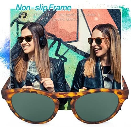 Cat Eye Sunglasses Retro Vintage Eyewear Non-slip Round Sunglasses for Men & Women Polarized/Non-Polarized Lens UV Protection