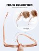 Oversized Fit Over Glasses Sunglasses for Women Men Large Trendy Polarized Sunglasses for Driving UV Protection