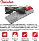 PolarSpex Polarized Sunglasses for Men and Women – UV Protection, Durable & Lightweight Retro Sunglasses for Driving, Fishing