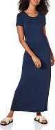 Amazon Essentials Women's Short-Sleeve Maxi Dress, Flowy