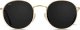 WearMe Pro - Reflective Lens Round Trendy Sunglasses