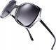 The Fresh Women's Oversized Square Jackie O Cat Eye Hybrid Butterfly Fashion Sunglasses - Exquisite Packaging