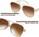FEISEDY Vintage Retro 70s Plastic Aviator Sunglasses Women Men Classic Large Squared Frame B2751