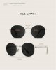WearMe Pro - Reflective Lens Round Trendy Sunglasses
