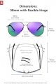 Polarized Aviator Sunglasses for Men Women Metal Flat Top Sunglasses lightweight Driving UV400 Outdoor 58mm