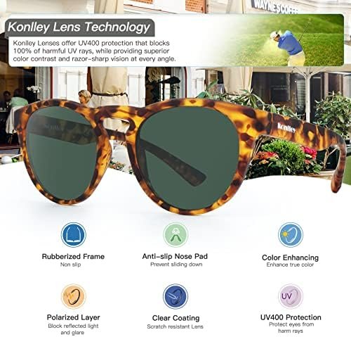 Cat Eye Sunglasses Retro Vintage Eyewear Non-slip Round Sunglasses for Men & Women Polarized/Non-Polarized Lens UV Protection