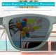 Vintage Sunglasses for Men & Women, Retro Eyewear with Non-slip Flexible Frame, Polarized/Non-Polarized Lens UV Protection