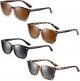 4 Pairs Polarized Sunglasses for Women Men, Trendy Sunglasses UV400 Classic Glasses