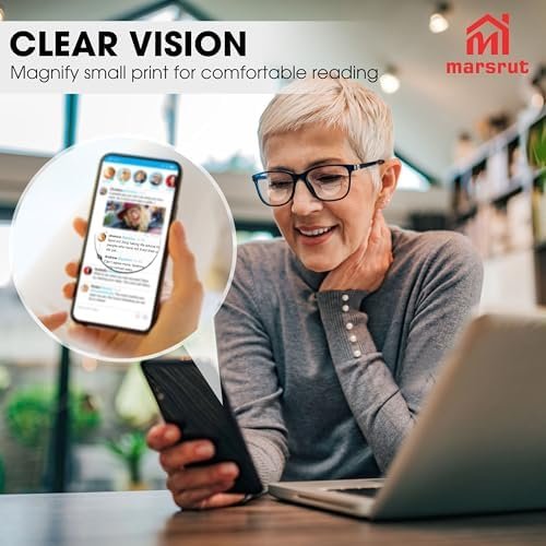 Stick On Reading Lenses Bifocals for Sunglasses, Readers Stickers Reusable Small Magnifying Lens Replacement Patch for Goggles Glasses Convert Into Magnified, No Water or Adhesive Needed, 2.5 Diopters