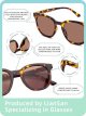 2Packs Progressive Reading Sunglasses for Women - No Line Ladies Multifocal Sun Readers Large Frame with Spring Hinge